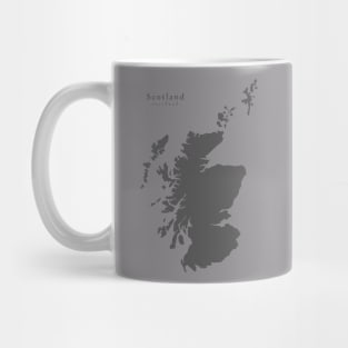 Scotland Map Mug